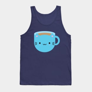 Kawaii Cat Cup of Tea Tank Top